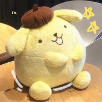 Muñeco De Peluche Sanrio Pompompurin De 40-50cm Tamaño Grande Suave Regalo Lindo Para Niños Decoración De Habitación - details 1