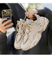 Zapatos De Correr Casuales Para Hombre Blanco Versátil Cómodo De Alta Calidad Plataforma Deporte Cuatro Estaciones Transversal - details 6