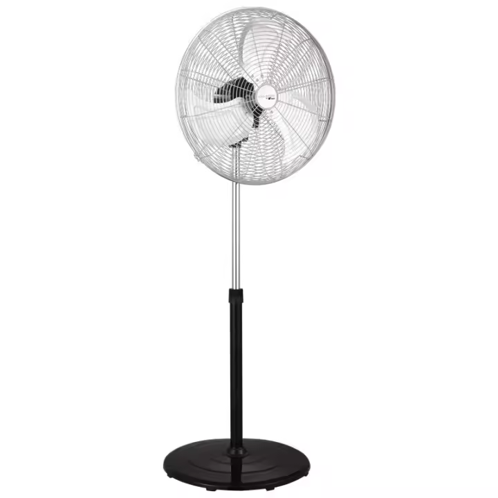 Ventilador de Pie de 20 Pulgadas con Motor de 160W y 3 Velocidades Ajustables Potente ventilador de pie de 20 pulgadas con 3 velocidades y alta potencia de 160W. - 1