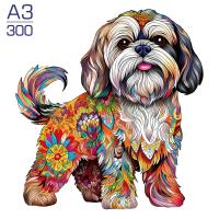 Rompecabezas De Madera En Serie De Perros Juego De Lleranamiento DIY Para Adultos Y Niños Decoración De Hogar Único Y Animal - details 7