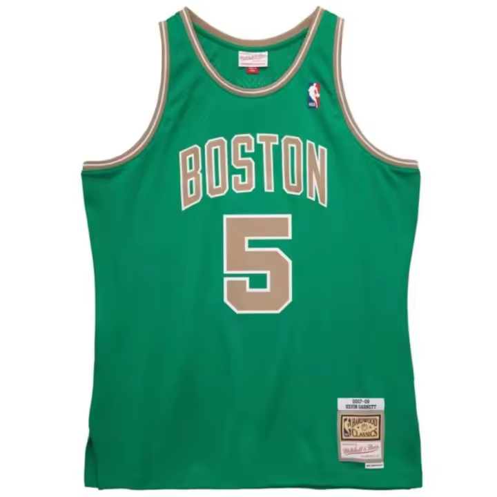 Camiseta Kevin Garnett Boston Celtics - Mitchell and Ness Swingman 2007-08 "St Patrick´S Day" - 1