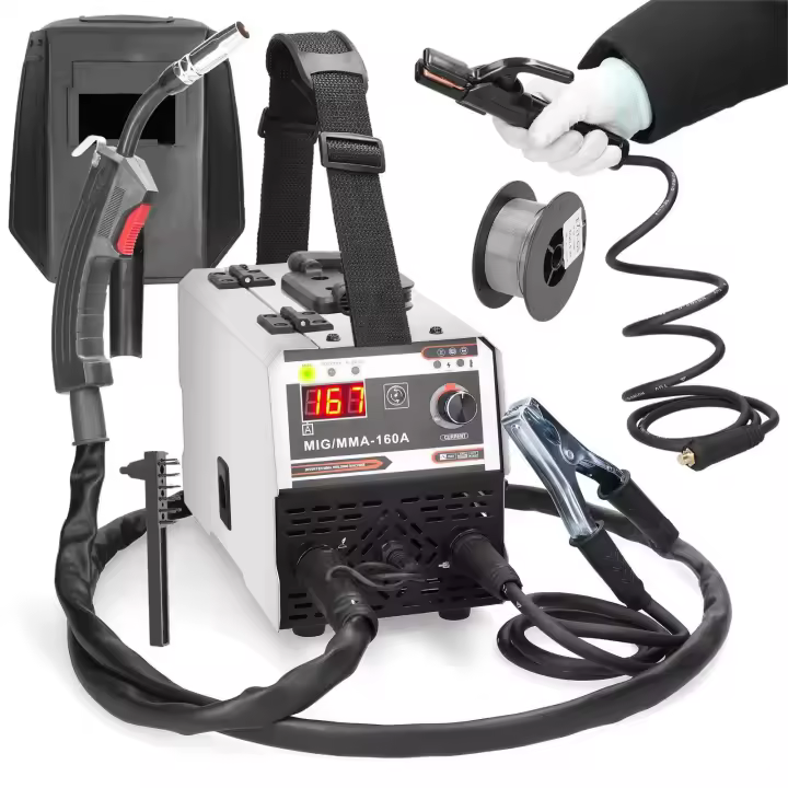 Soldadores MIG MMA 2 en 1, herramientas de soldadura Manual y multiusos con aislamiento de Gases de dióxido de carbono, inversor de corriente continua IGBT - 1