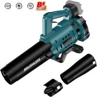 Soplador de hojas eléctrico inalámbrico, soplador de nieve con batería de 130 MPH, 480 CFM, compatible con batería Makita de 18v, soplador de mano, nuevo, Soplador de hojas sin cuerda - details 0
