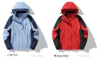 Chaqueta De Moda Trenzada De Poliéster Para Hombres Impermeable Y a Prueba De Viento Para Actividades Al Aire Libre Y Deportes En Primavera Y Otoño Con Capucha Desmontable - details 6