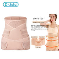 Cinturón De Recuperación Postparto 3 En 1 Corset Ajustable Para Mujeres Embarazadas Modelador De Cintura Y Abdomen Material Nylon Poliéster Algodón - details 2