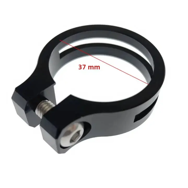 Juego De Tornillo Fijo Para Bicicleta De Montaña De Aluminio 37mm Accesorio De Parche De Asiento De Bicicleta MTB - 1