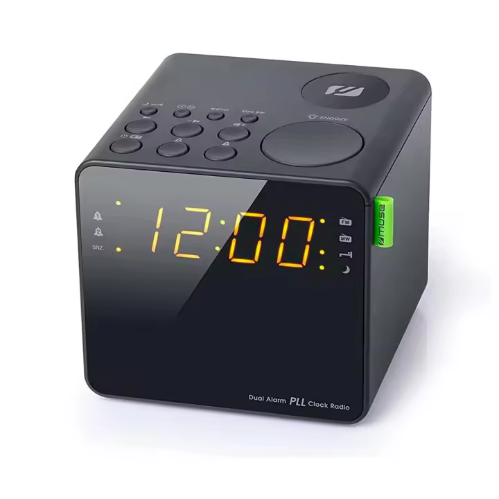 MUSE M-187 CR Black / Radio despertador - 1