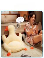Cojín Grueso De Plush Fabric Para Oficina Y Estudio 2024 Nueva Colección De Ganso Blanco PU Tuan Asiento Y Espalda Tatami Sillón Cojín - details 2