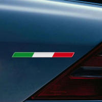 Pegatina Decorativa De Epoxy Italiana Tricolor Para Motocicleta Y Coche Adhesión Fuerte Diseño 3D Para Decoración De Tanque Y Estuche - details 11