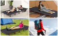 Cama Plegable Compacta, Ultraligera Portátil Fuerte y Resistente, 192 x 70 x 17cm, Carga máxima 150 kg, para Camping, Playa, Viajes, Escalada - details 7