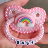 Biberón De Silicona Para Adultos En Forma De Arco Iris Y Rosa 100% Hecho a Mano Tamaño Adulto Para AB DL Y Niñas - details 2