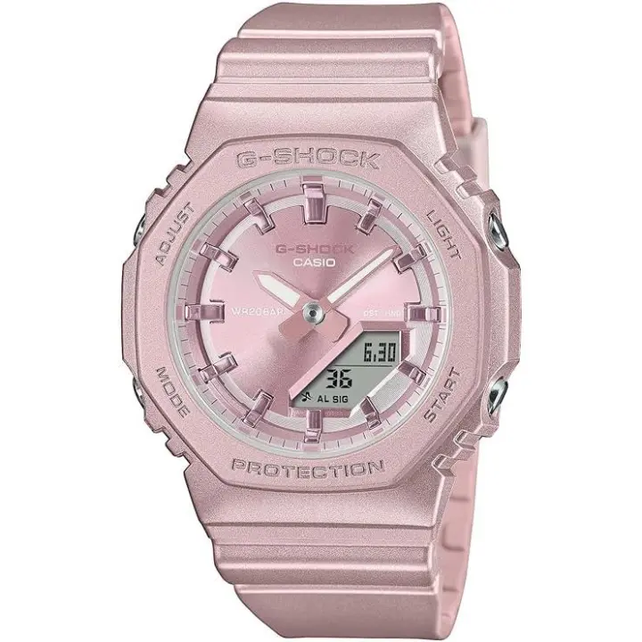 Reloj Casio mujer GMA-P2100ST-4AER correa caucho y analogico - 1