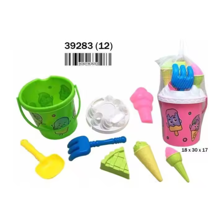 Rama Tritton - Cubo Playa Helados de Piscina para Niños +3 Años - 1