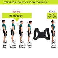 Corrector De Postura Ajustable Para Hombres Y Mujeres Soporte De Espalda Fractura Clavícula Y Espalda Almohadilla De Hombro Para Comodidad - details 2