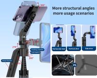 Automático Facial Seguimiento Trípode de 360° Rotación, Sin App,  de 32.5cm extensible 180cm Trípode para Teléfono con Sensor de Movimiento, Soporte para Cámara de Teléfono para Vlog/Vídeo/Grabación - details 4