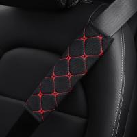 Cubierta De Cinturón De Seguridad Para Coche En Lino Bordado Tejido Transpirable Funda Para Hombro Accesorios De Coche - details 0