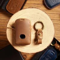 Estuche De Cuero Genuino Para Llaves De Coche Compatible Con Mazda Protector De Llave Japonés Accesorios De Decoración Para Automóviles Apta Para Llaves De 3 Y 4 Botones - details 8