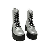 Eva Zorteon - Botines militares con plataforma alta con cordones y cremallera. Marca TULIPANO. - details 8