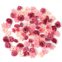 48Pcs Cabezas De Flores Artificiales De Seda Para Decoración De Hogar Fiesta Boda DIY Accesorios De Coronas De Flores Fake Para Decoración De Habitaciones - details 12