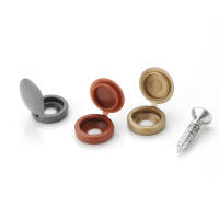 100Pcs Cubierta De Tapa De Tornillo Plástica Con Encaje Para Decoración De Coche Y Muebles Cierre De Ganchillo Protección Para Bisagras Y Tornillos Herramientas - details 4