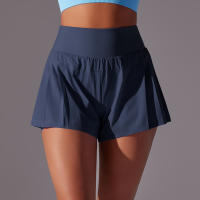 Shorts De Yoga Para Mujer Color Sólido Transpirables Secado Rápido Estilo Deportivo Para Verano Ciclismo Running Gimnasio - details 7