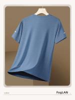 Camiseta De Hombre Para Verano En Seda De Hielo Con Manga Corta Secado Rápido Malla Deporte Fitness Top Casual Transpirable Ligera Y Moisture Wicking - details 6