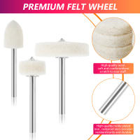 100 Pcs Rueda De Pulido De Lana De Acrílico Para Tratamiento De Superficies Herramienta De Pulido Y Lijado Para Vidrio Madera - details 6