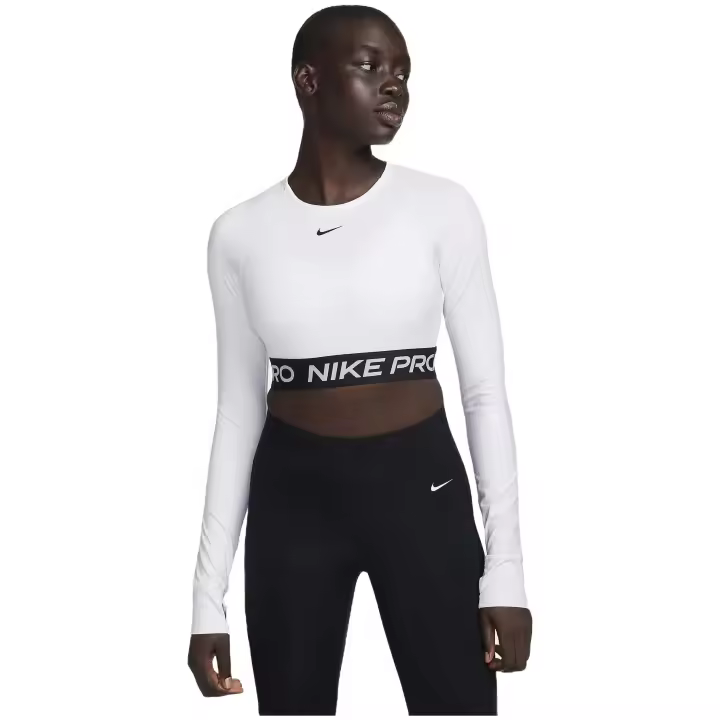 Top Nike Pro 365 Para Mujer En Color Blanco - 1