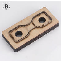 Molde De Corte Para Mochila De Cuero Artesanía Cinta De Hombro Y Hebilla De Cinturón Plantilla De Acero Japonés Llave De Cuchillo Colgante De Cadena - details 12