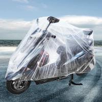 Cubierta Para Motocicleta Desechable Transparente Protector a Todas Las Estaciones Impermeable Para Exterior Cubierta De Lluvia Y Polvo Para Bicicleta Y Scooter - details 2
