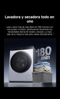 Oficial | Lavadora Secadora Xiaomi Mijia Pro 9kg, Lavadora Secadora, Clase A-25%/D, 1400 RPM, Vapor Refrescante, Doble Dosificación Automática, Lavado Ultrarrápido, 14 Programas, Control Inteligente, Blanco, Clase D - details 3