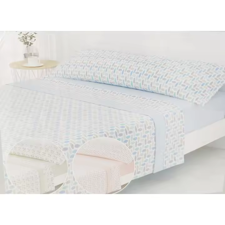Juegos de Sábanas PIRINEO 3 Piezas Invierno, Sabanas Polar Cálidas y suaves térmica.Incluye Bajera Ajustable,Encimera y Funda Almohada.Sabana envio modelos Aleatorios segun disponibilidad - 1