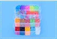 Juego De Banda De Goma Luminosa Arcoíris Para Niños Set De Puzle DIY Tejido Manual Pulsera Loom Kit De Juguetes Educativos - details 5