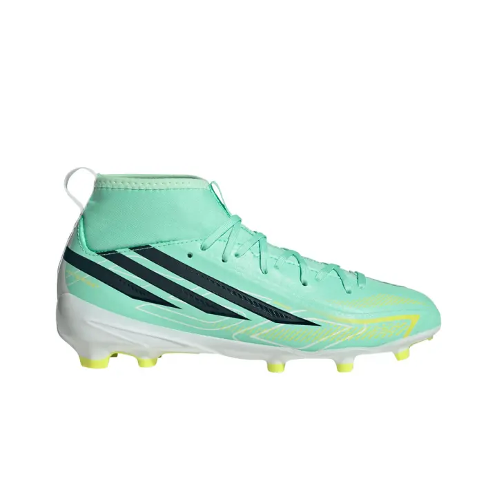BOTAS FÚTBOL NIÑO Adidas F50 LEAGUE SOCK FG JR VEAMNE VERDE - 1