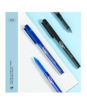 Set De Bolígrafos Gel Borrables 0.5mm Punto Fino Azul Negro Para Escritura Oficina Escolar Suministros De Papelería - details 8