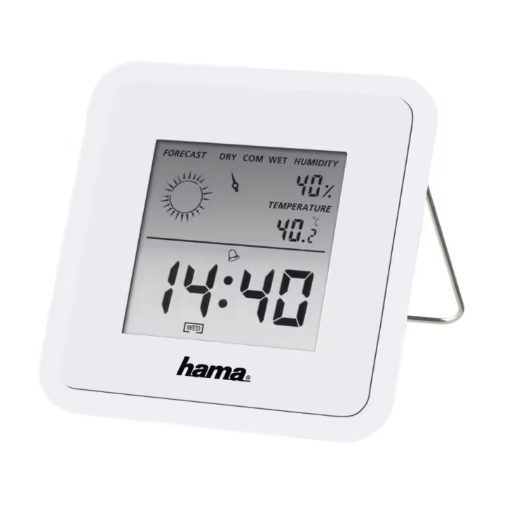 Termohigrómetro Hama TH50 Blanco - Accesorios para Estaciones Meteorológicas - 1