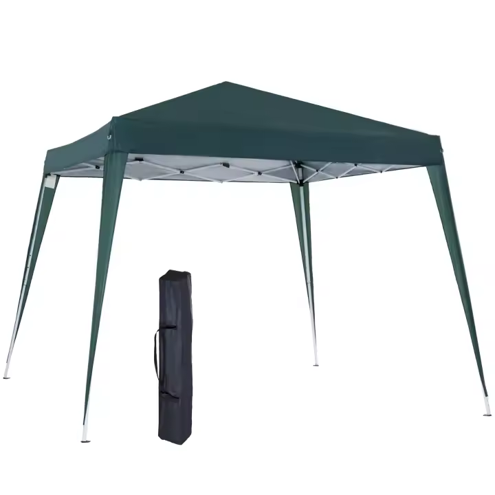 Carpa plegable para Fiestas de 2,4x2,4 m with Protección UV, plegable y portátil, incluye Bolsa de Transporte para Jardín y balcón, Maple Green - 1