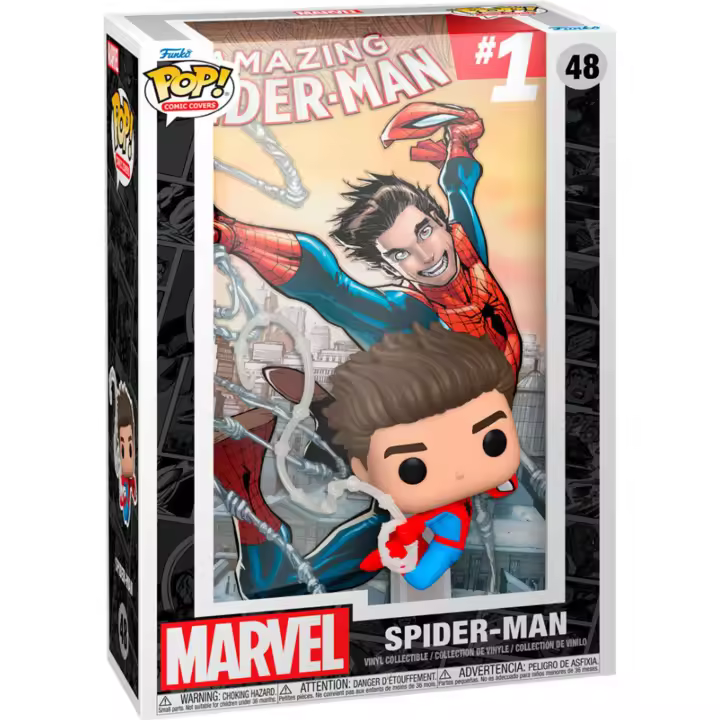 Funko - Figura Pop Comic Cover Marvel Spider-Man The Amazing - Funko Pop Coleccionable De Edición Limitada - Funko Pop Diseño Detallado Y Realista - Funko Pop Ideal Para Regalo - Funko Pop Gran Variedad De Personajes - 1