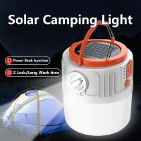 Bulbo Solar LED Recargable USB Para Camping Con 5 Modos De Iluminación Lámpara De Emergencia Exterior Colgante Para Tienda - details 2