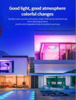 Lámpara de techo rgbcw a Todo Color Ajuste de color inteligente RF control remoto dormitorio Redondo lámpara de techo led - details 4