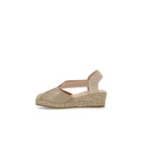 Alpargatas de mujer AMARPIES ACX28507PLAT VALENCIANA CUÑA YUTE PUNTA YUTE PLATINO 35592 25V - details 1