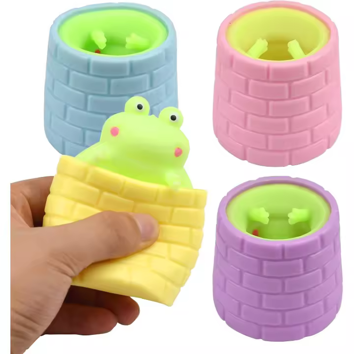 juguetes sensoriales antiestrés de rana, pelota antiestrés de ardilla, juguetes de descompresión, pelotas antiestrés para aliviar la ansiedad para niños y adultos. - 1