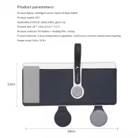 Calentador De Botella Para Bebé Portátil Con 3 Temperaturas Ajustables USB Calentador De Leche Para Viaje En Coche Seguro Y Ecológico Tamaño Medio - details 19