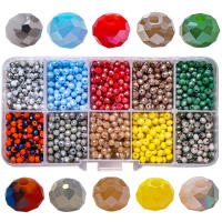 1000Pcs/Box Cristal Rondelle 4mm Austria Vidrio Redondo Muestrador Suelto De Pulseras Accesorios Para Joyería DIY Hilo De Agujas - details 3