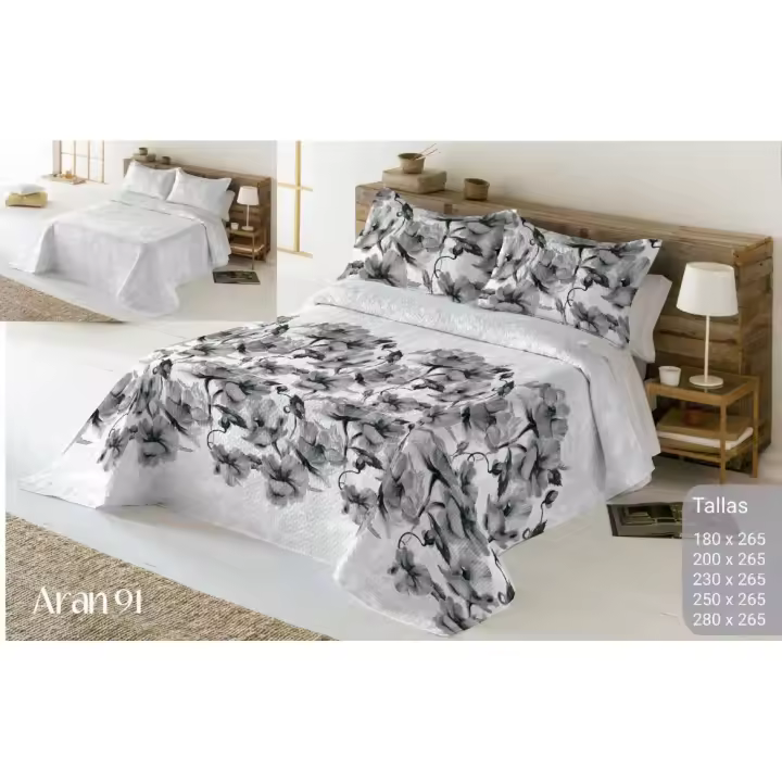 Colcha Multiuso Reversible Estampada Multihogar para Cama 90/105/135/150/180 - 1
