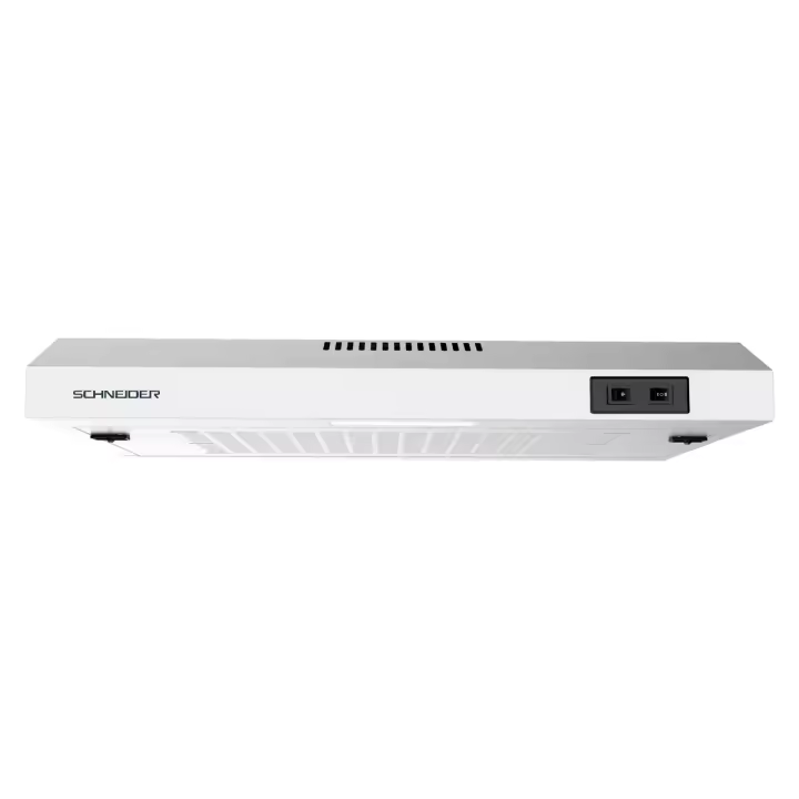 Campana extractora 60 cm, 177.4 m³/h, 2 velocidades, Blanco SCHNEIDER SCHC6018WH - 1