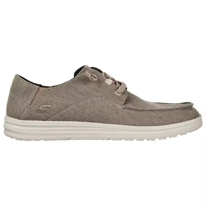 Zapatillas Marrones Skechers Melson Volgo Tan de Punta Redonda y Estilo Casual - 1