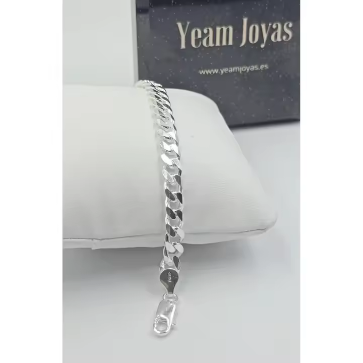 Pulsera cubana (Plata de Ley 925) - 1