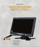 Monitor HD Universal De 7 Pulgadas Para Conducción Segura En Retroceso 1024x600 Con Entrada AV Ideal Para Estacionamiento De RV/Truck 12V/24V - details 2