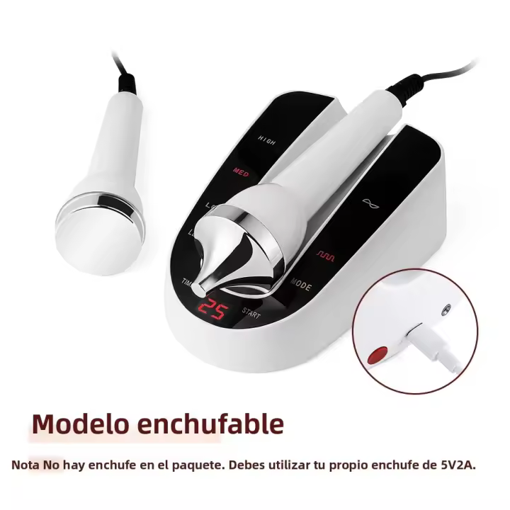 Máquina Facial Ultrasonda 2 En 1 Cuidado De La Piel Levantamiento Y Acondicionamiento De La Piel Limpieza De Poros Masajeador De Rostro Y Cuerpo Dispositivo De Belleza - 1
